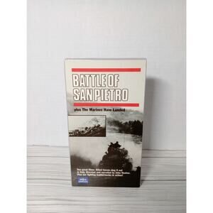 Battle of San Pietro VHS Tape 1945 WW2 Documentary by John Huston